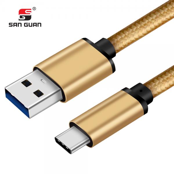 Picture of USB 3.0 Type C cable yellow